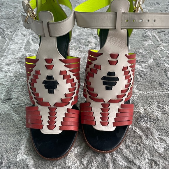 Coach sandal multicolor size 7 - Picture 4 of 5